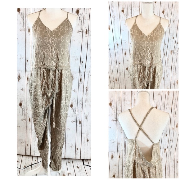 Free People Other - Free People $168 Romper Jumpsuit CrisCross Back